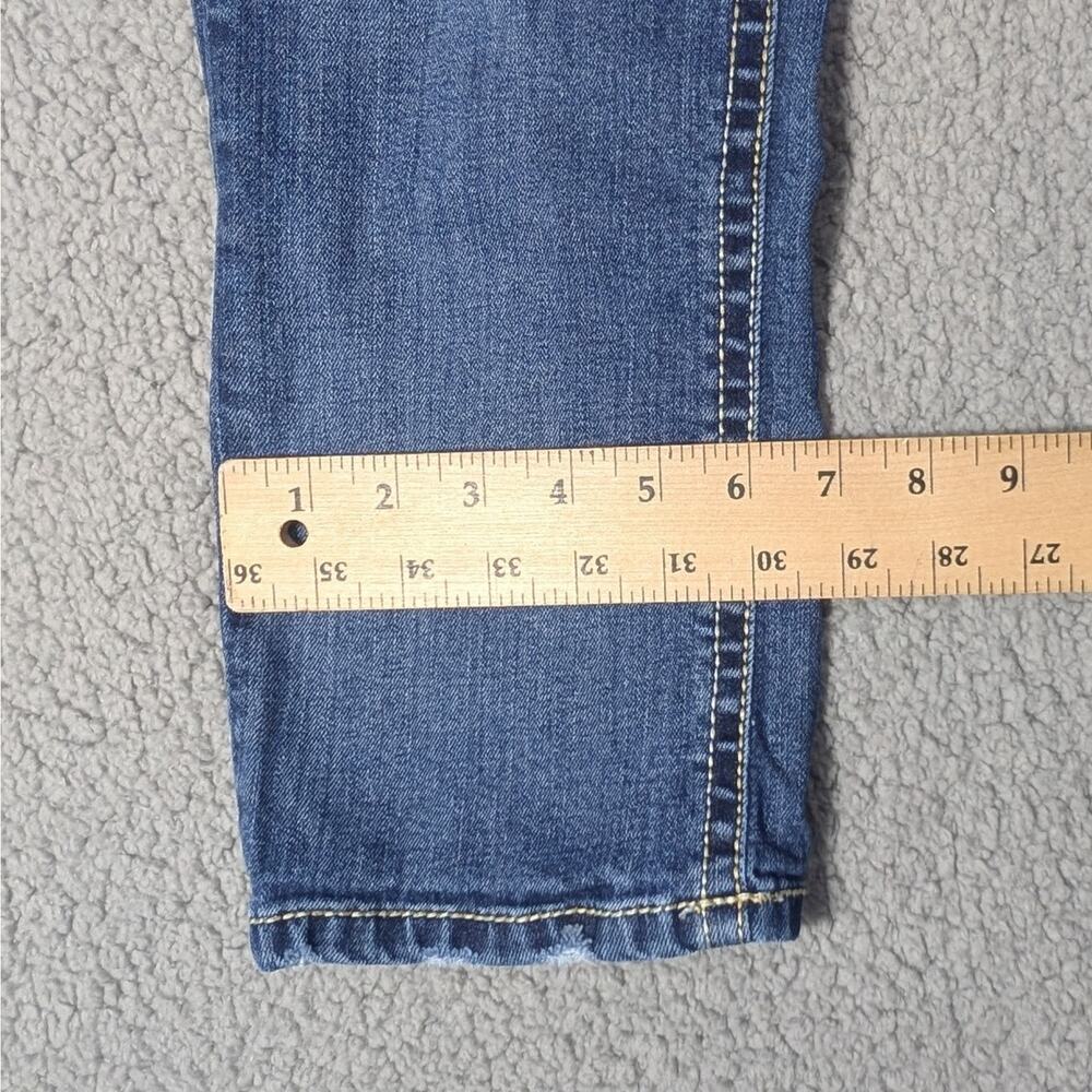 BKE Payton Jeans Womens 29 Blue Stretch Denim Crop Capri Jeans - Picture 2 of 9